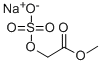 2-甲氧基-2-氧代乙磺酸钠 结构式