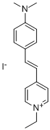 4'-DIMETHYLAMINO-4-ETHYLSTILBAZOLIUM IODIDE Struktur