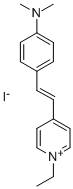 4'-DIMETHYLAMINO-4-ETHYLSTILBAZOLIUM IODIDE Structure