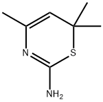 4,6,6-Trimethyl(6H)-1,3-thiazin-2-amine 结构式