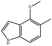 1H-Indole, 4-Methoxy-5-Methyl- Structure