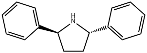 (2S,5S)-2,5-ジフェニルピロリジン 化学構造式