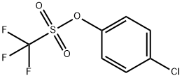 4-CHLOROPHENYL TRIFLUOROMETHANESULFONATE Struktur