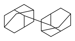 2,2'-ビアダマンタン 化学構造式