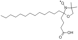 2-(3-CARBOXYPROPYL)-4,4-DIMETHYL-2-TRIDECYL-3-OXAZOLIDINYLOXY Struktur