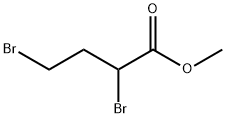 2,4-ジブロモ酪酸メチルエステル 化学構造式