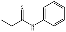 N-phenylpropanethioamide 结构式