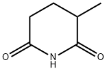 3-Methylpiperidine-2,6-dione Structure