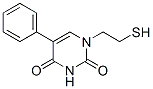 1-(2-メルカプトエチル)-5-フェニルウラシル 化学構造式