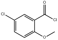 5-CHLORO-2-METHOXYBENZOYL CHLORIDE 化学構造式