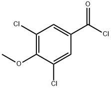 3,5-二氯-4-甲氧基苯甲酰氯,29568-76-1,结构式