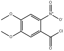 4,5-Dimethoxynitrobenzoylchloride Struktur