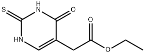 ethyl 2-(4-hydroxy-2-mercaptopyrimidin-5-yl)acetate Structure