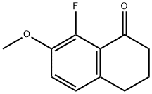 8-氟-3,4-二氢-7-甲氧基-1(2H)-萘酮, 295779-88-3, 结构式
