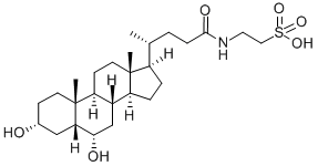 タウロヒヨデオキシコール酸 化学構造式
