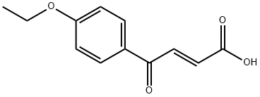 (4-エトキシベンゾイル)-3-アクリル酸 化学構造式