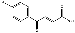 反-3-(4-氯苯甲酰)丙烯酸, 29582-39-6, 结构式