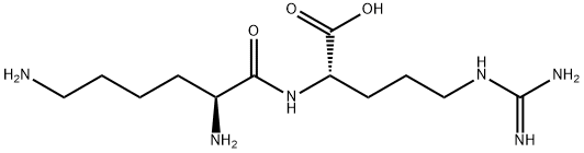 H-LYS-ARG-OH Structure