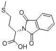 (S)-4-(メチルチオ)-2-[(1,3-ジヒドロ-1,3-ジオキソ-2H-イソインドール)-2-イル]酪酸 化学構造式