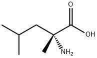 (R)‐Α‐メチルロイシン 化学構造式