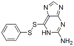 6-(phenyldithio)-1H-purin-2-amine 结构式