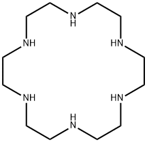 1,4,7,10,13,16-ヘキサアザシクロオクタデカン 化学構造式
