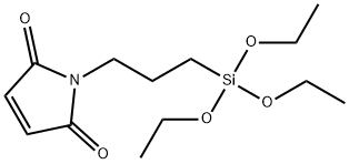 1-[3-(トリエトキシシリル)プロピル]-1H-ピロール-2,5-ジオン 化学構造式