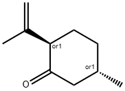 trans-5-methyl-2-(1-methylvinyl)cyclohexan-1-one 结构式