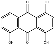 1,4,5-TRIHYDROXYANTHRAQUINONE Structure