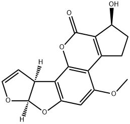 黄曲霉毒素R0 结构式