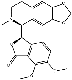 (+)-BETA-HYDRASTINE Structure