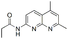 Propanamide, N-(5,7-dimethyl-1,8-naphthyridin-2-yl)- (9CI) Structure