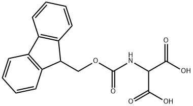 FMOC-氨基丙二酸 结构式