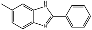 2-フェニル-5-メチル-1H-ベンゾイミダゾール 化学構造式
