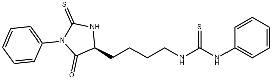PHENYLTHIOHYDANTOIN-(NEPSILON-PHENYLTHIOCARBAMYL)-LYSINE Struktur