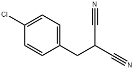 2-[(4-chlorophenyl)methyl]propanedinitrile 结构式