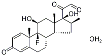 21-Dehydro Dexamethasone Hydrate Struktur