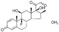 21-脱氢地塞米松水合物 结构式