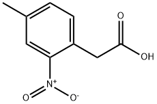 2-(4-甲基-2-硝基苯基)乙酸, 29640-90-2, 结构式
