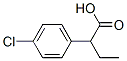 2-(4-Chlorophenyl)butanoic acid Struktur