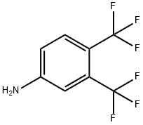 4-アミノ-1,2-ジ(トリフルオロメチル)ベンゼン 化学構造式