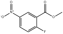METHYL 2-FLUORO-5-NITROBENZOATE Struktur