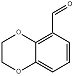 2,3-ジヒドロ-1,4-ベンゾジオキシン-5-カルバルデヒド 化学構造式