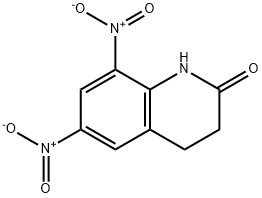 6,8-二硝基-3,4-二氢-2(1H)-喹啉酮,296759-27-8,结构式