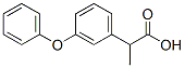 2-(3-phenoxyphenyl)propionic acid Structure