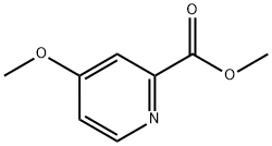 4-メトキシピリジン-2-カルボン酸メチル 化学構造式