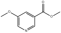 5-メトキシニコチン酸メチル 化学構造式