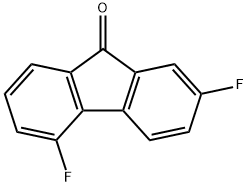 2,5-difluorofluoren-9-one Structure