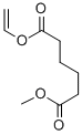 アジピン酸1-メチル6-ビニル 化学構造式