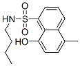 N-ブチル-8-ヒドロキシ-5-メチル-1-ナフタレンスルホンアミド 化学構造式
